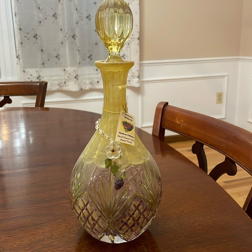 Monica Willard Crystal Decanter